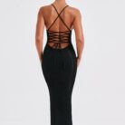 Xena Maxi Dress - Black - Sassygrove