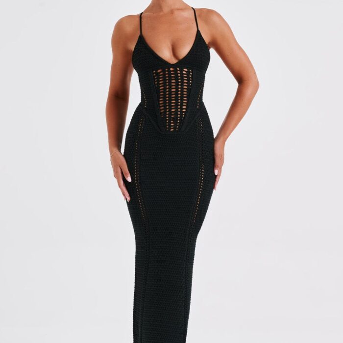 xanthe-maxi-dress-black-dress-babyboo-fashion-31298631073855 Xena Maxi Dress - Black - Sassygrove