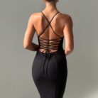 Xena Maxi Dress - Black - Sassygrove