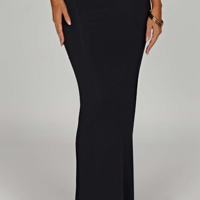 Yazmin Maxi Skirt - Black - Sassygrove