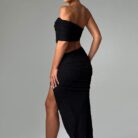 Elsa Midi Skirt - Black - Sassygrove